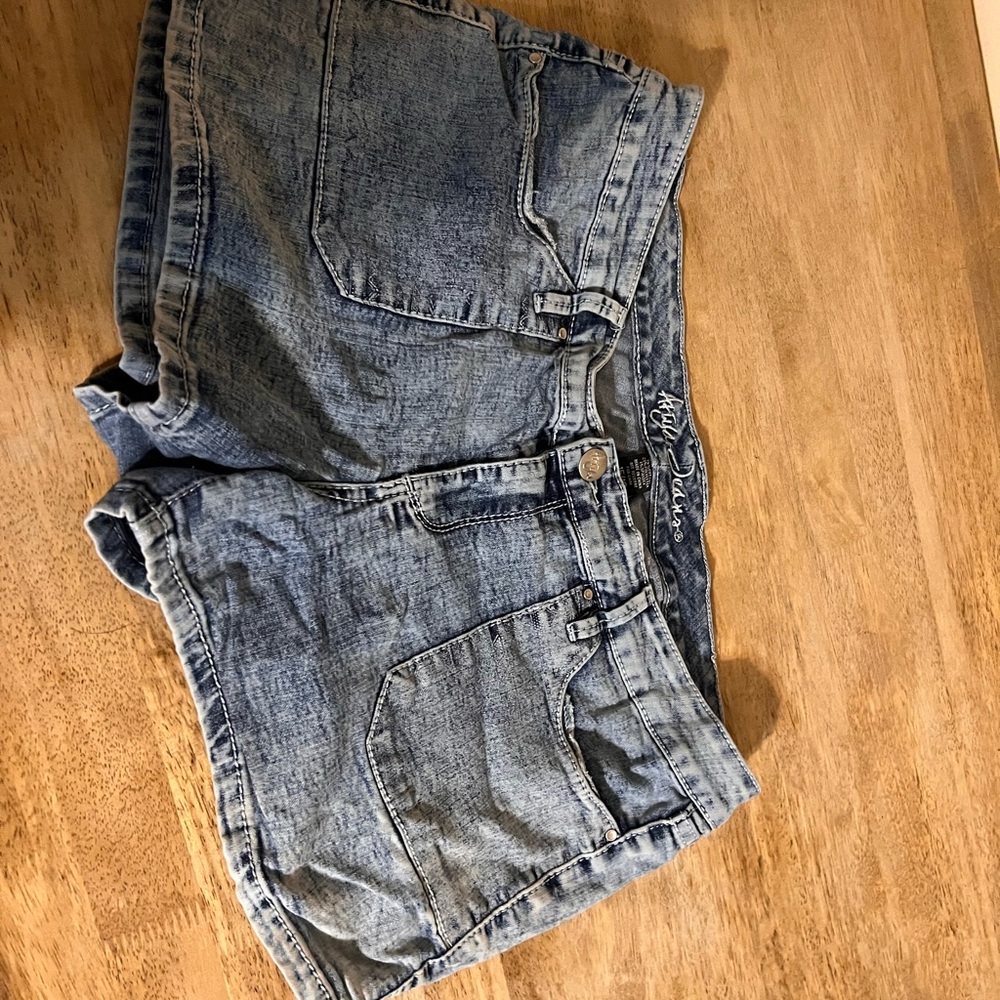 Blue Denim Shorts